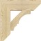 Ekena Millwork Balboa Slat Rough Sawn Bracket, Douglas Fir, 6"W x 24"D x 24"H BKT06X24X24BOA06RDF - alternate 3